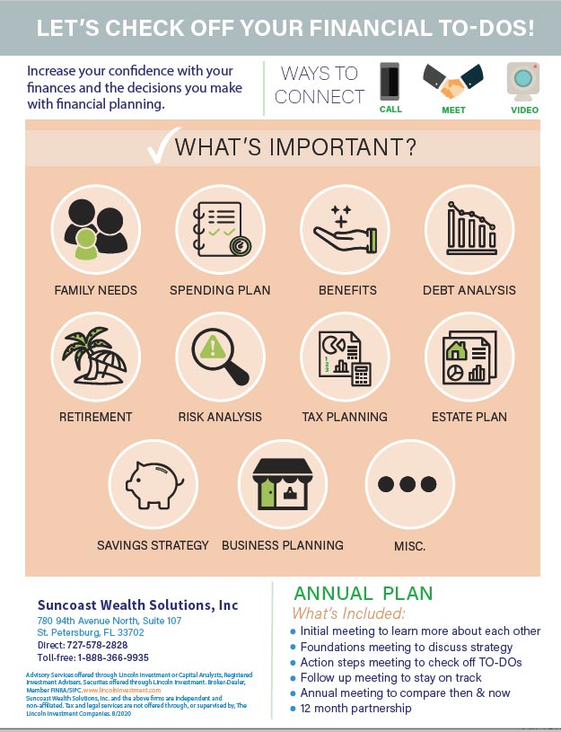 Checklist Provided by Southwest FL Company Offering Financial Planning Services